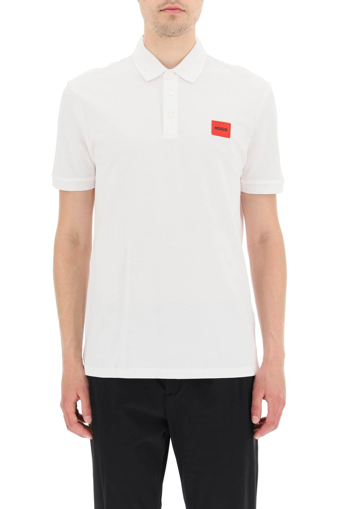 Polo Shirt With Logo Patch