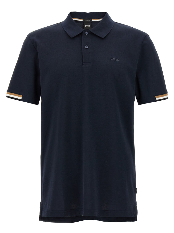 Hugo Boss Parlay 147 Polo - Blue | 1da1dd98ceb9ee5d5f4a4c9a5e1230b1e3138b2b