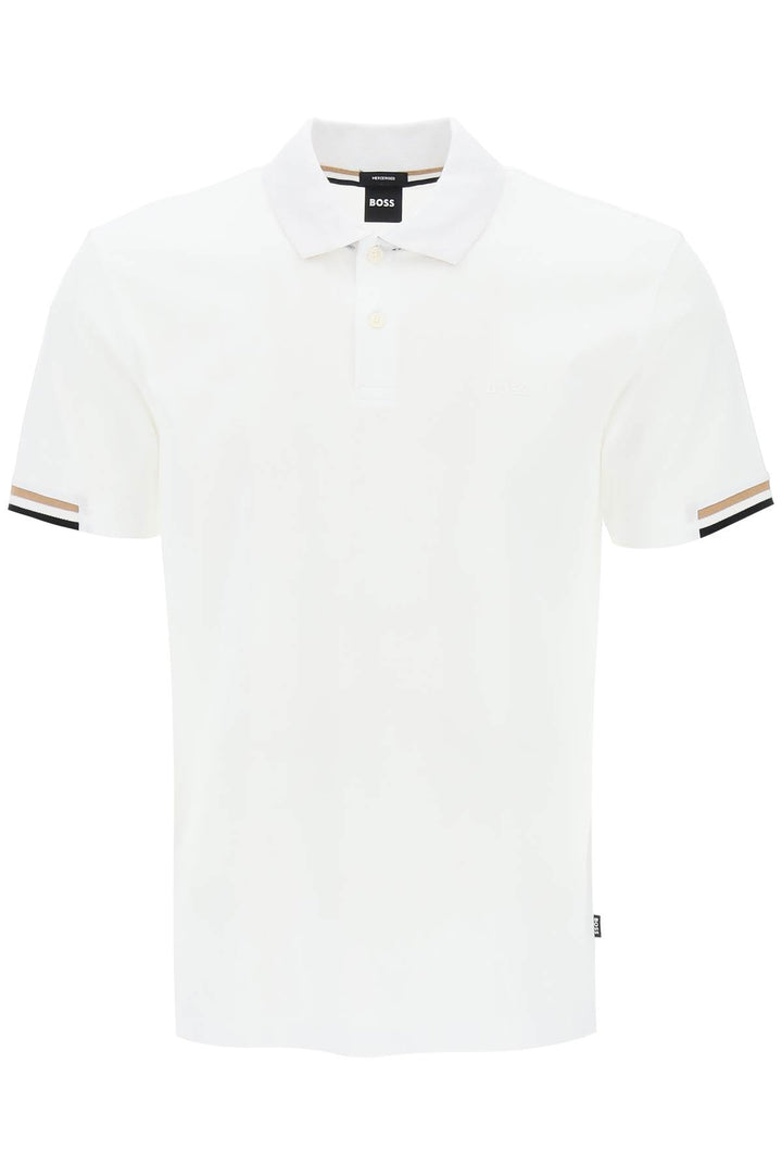 Parlay Polo Shirt With Stripe Detail