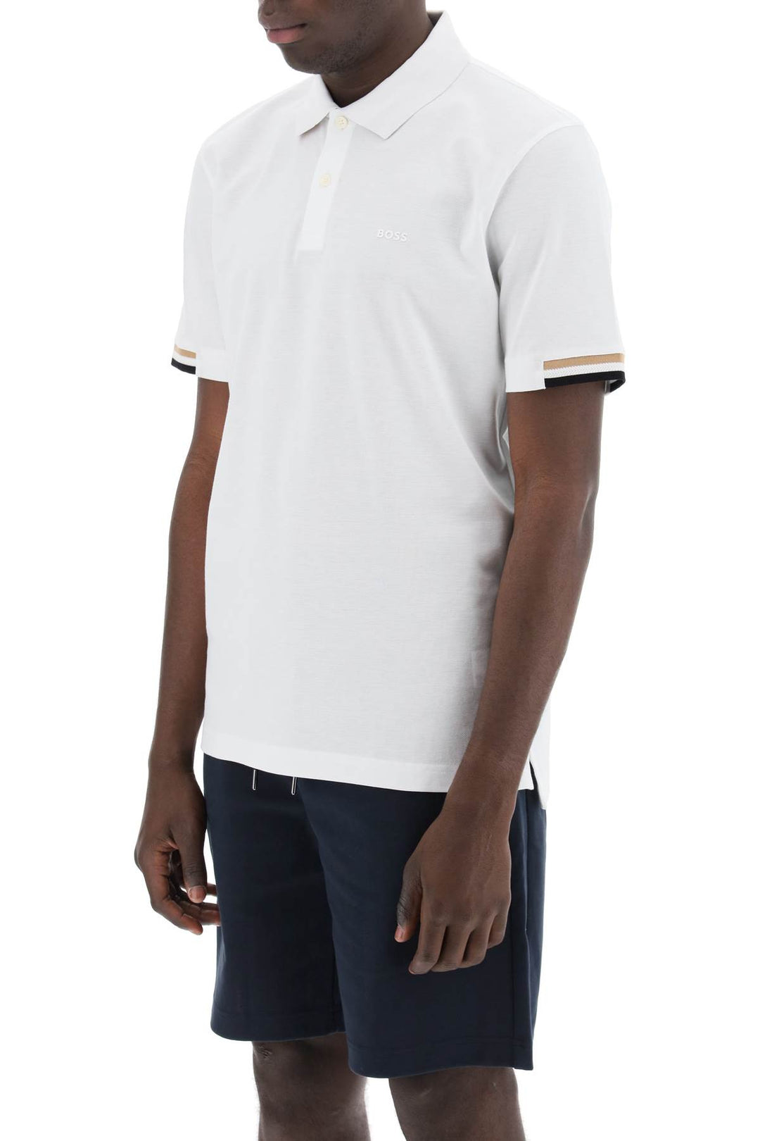 Parlay Polo Shirt With Stripe Detail