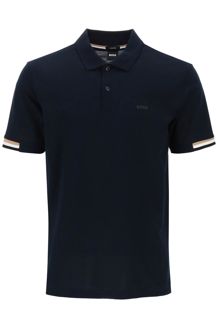 Parlay Polo Shirt With Stripe Detail