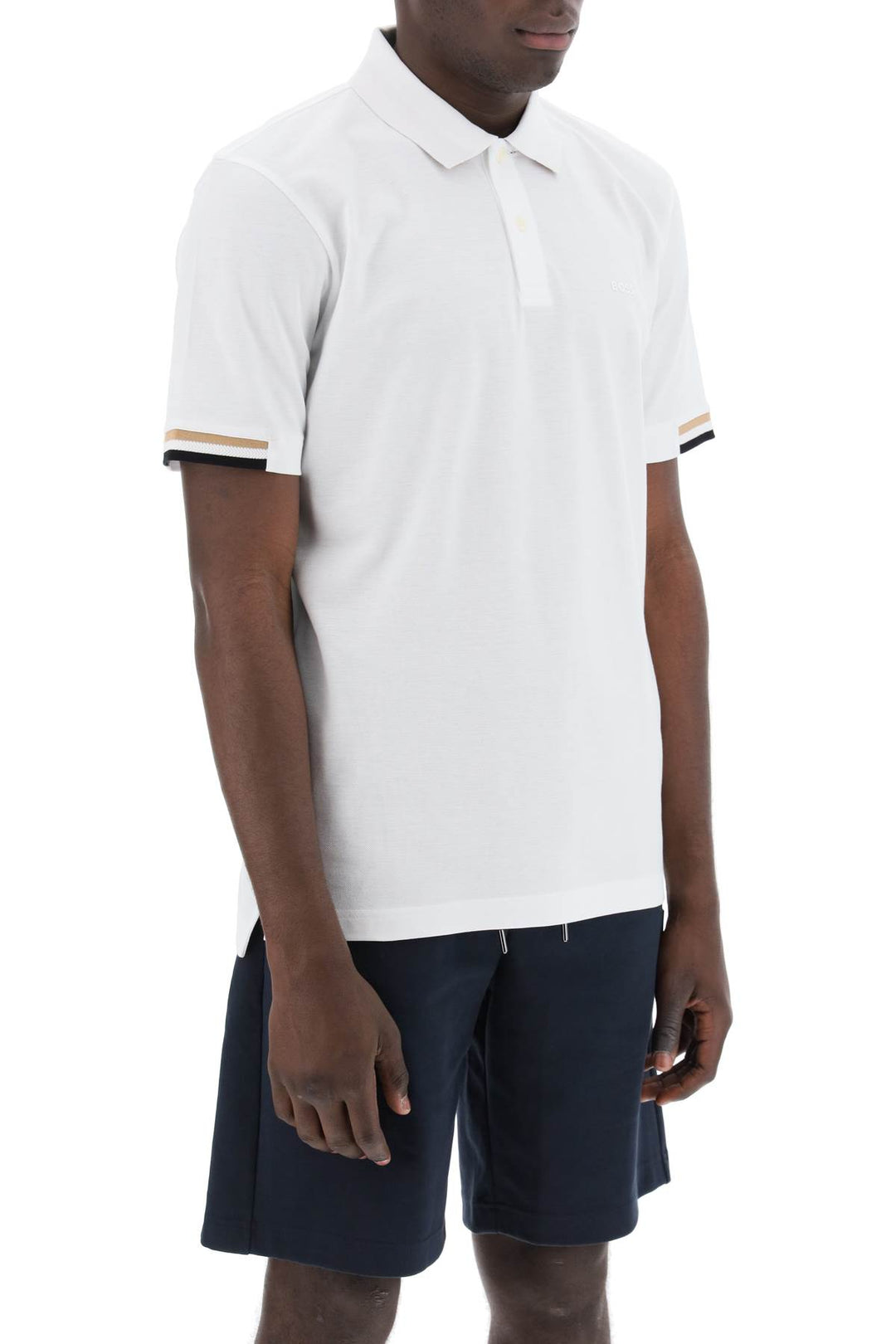 Parlay Polo Shirt With Stripe Detail