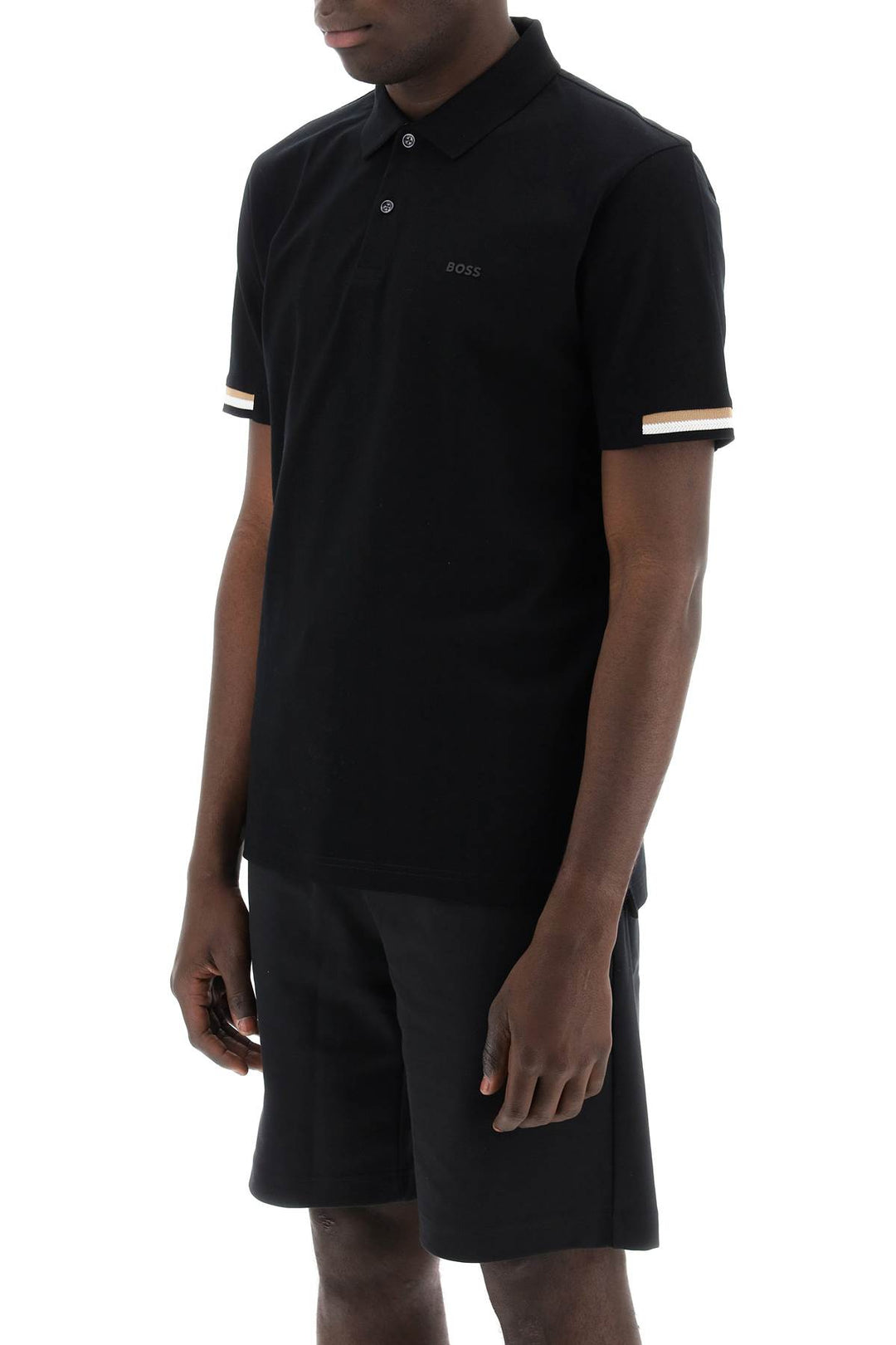 Parlay Polo Shirt With Stripe Detail