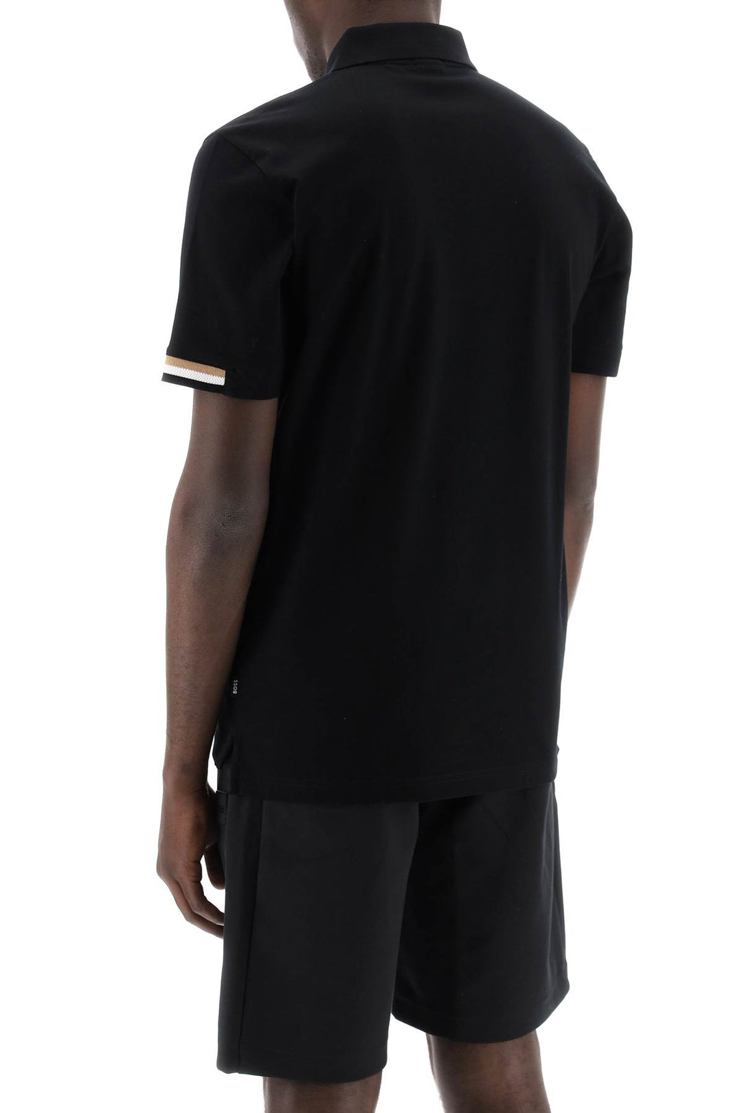 Parlay Polo Shirt With Stripe Detail