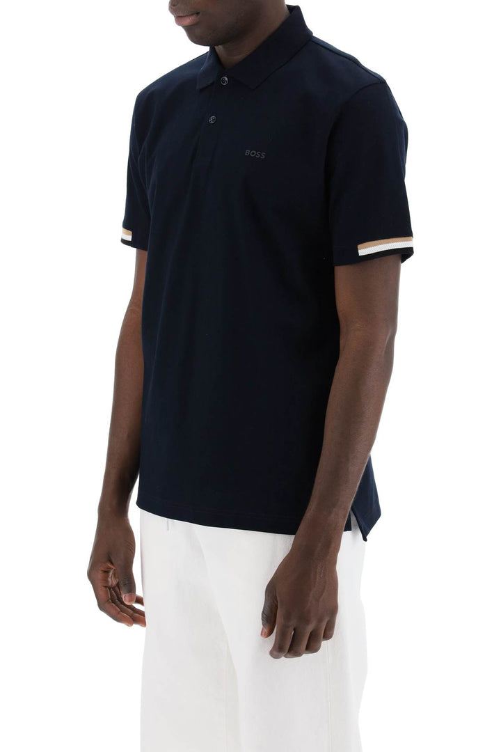 Parlay Polo Shirt With Stripe Detail