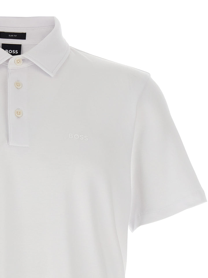 Hugo Boss Palosh 30 Polo - White | d281a7d210baa7c686efc2ac678f4ec8bc2f255e