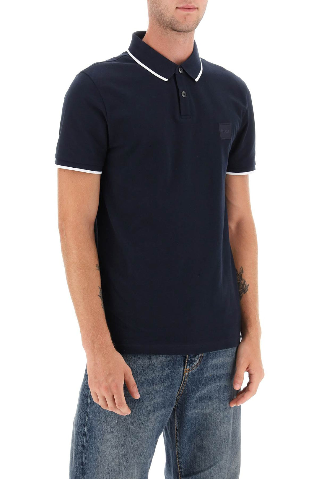 Slim Fit PiquÃ© Polo Shirt With Tipped