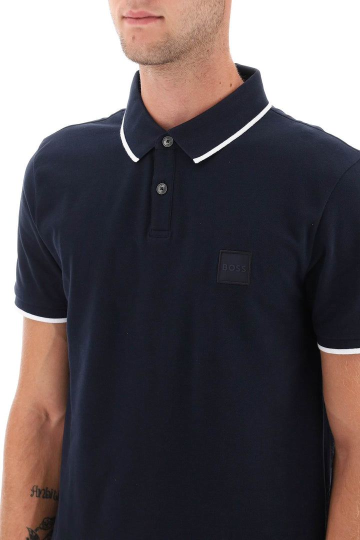 Slim Fit PiquÃ© Polo Shirt With Tipped