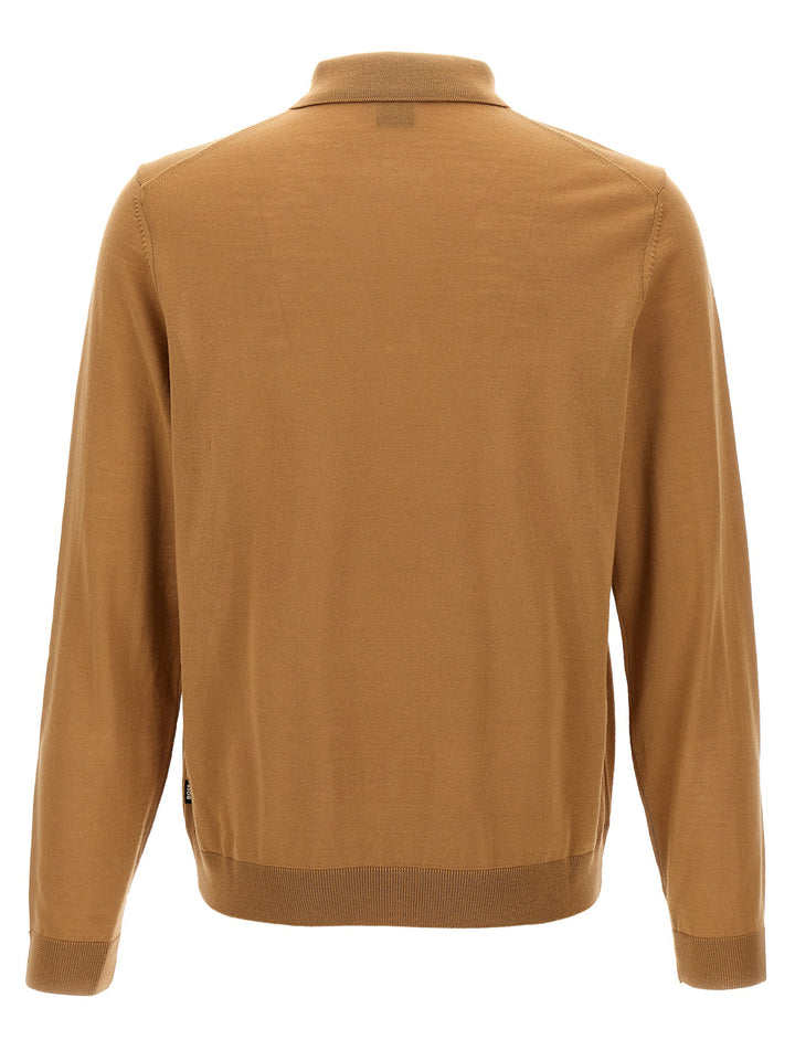 Hugo Boss Polo Jersey Sweaters and Cardigans - Beige | e55ff6367272e3d44f637bf02c96fae8d3e71562