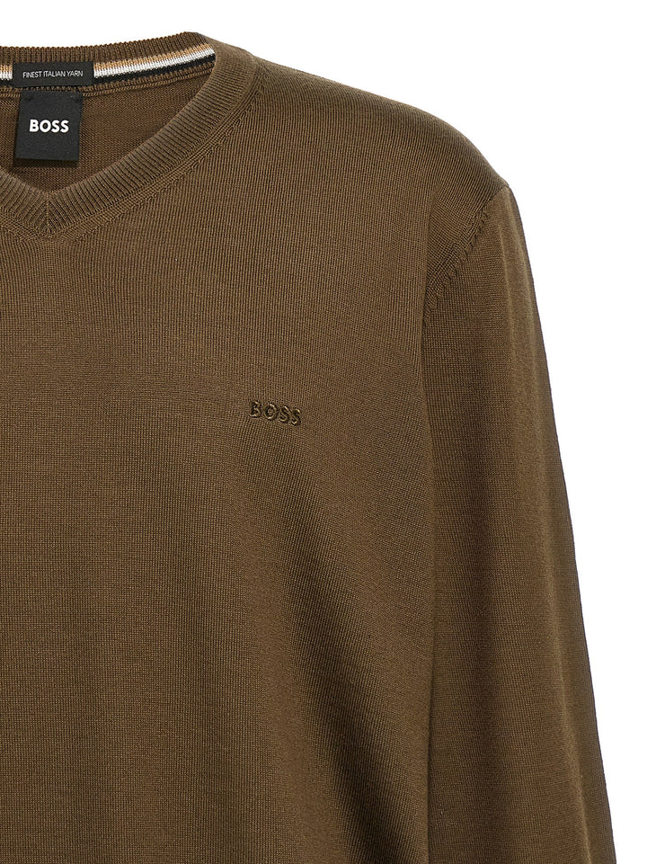 Baram-L Sweater, Cardigans Brown