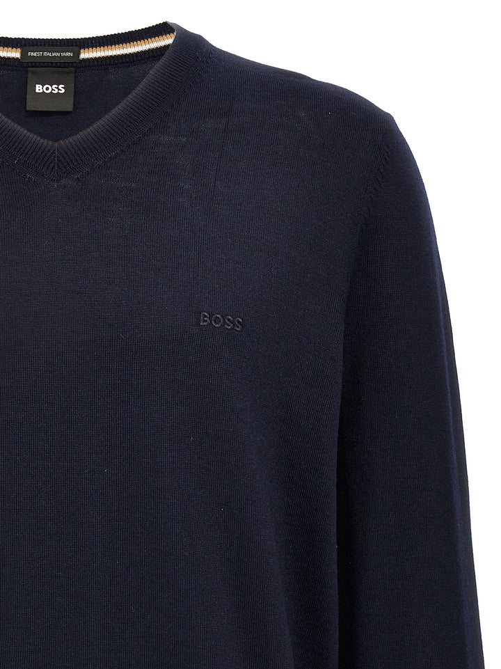 Baram-L Sweater, Cardigans Blue