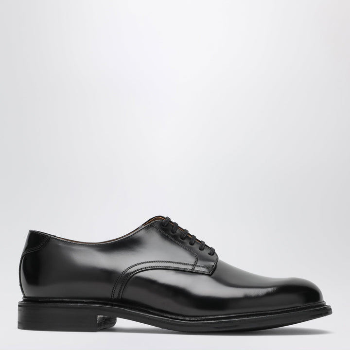 Berwick 1707 Black Leather Derby Shoes