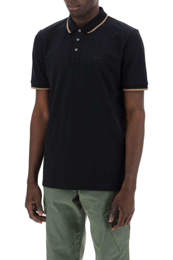 'Contrast Trim Parlay Polo Shirt