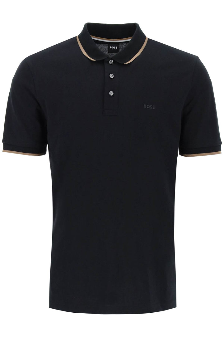 'Contrast Trim Parlay Polo Shirt