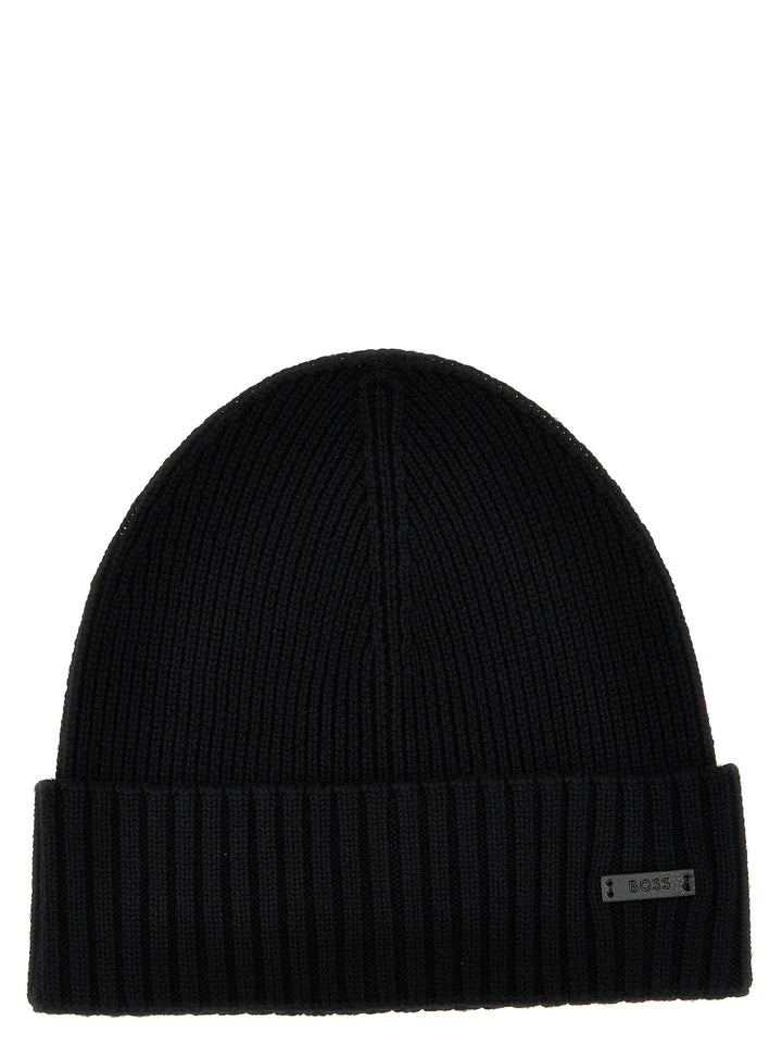 Ribbed Cap Hats Black