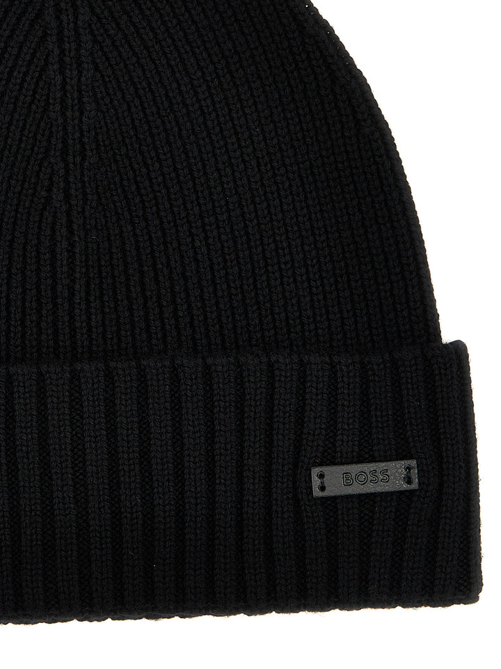 Ribbed Cap Hats Black