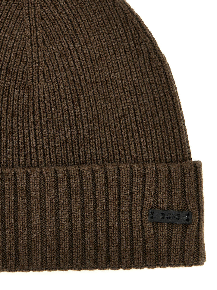 Ribbed Cap Hats Brown