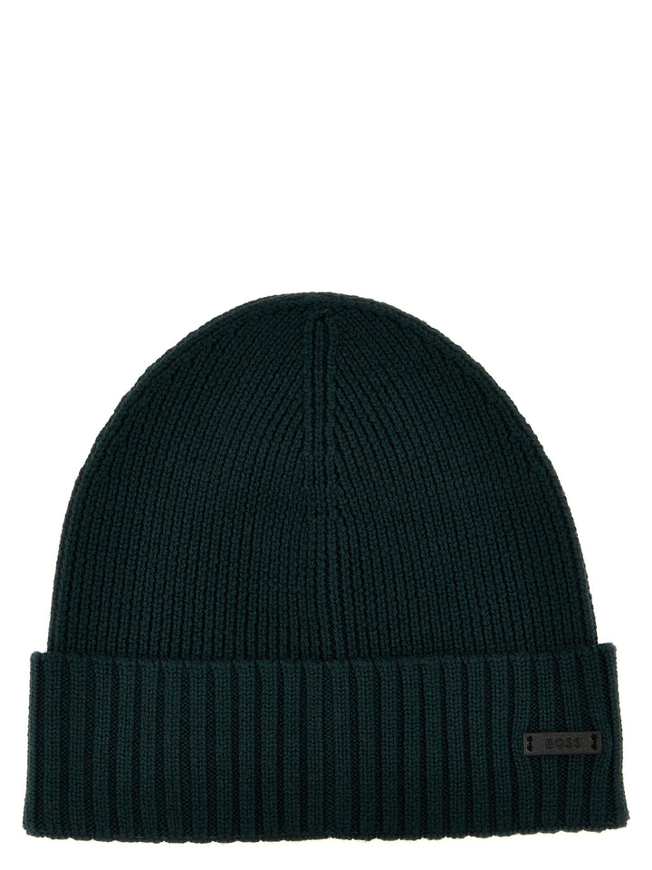 Ribbed Cap Hats Green