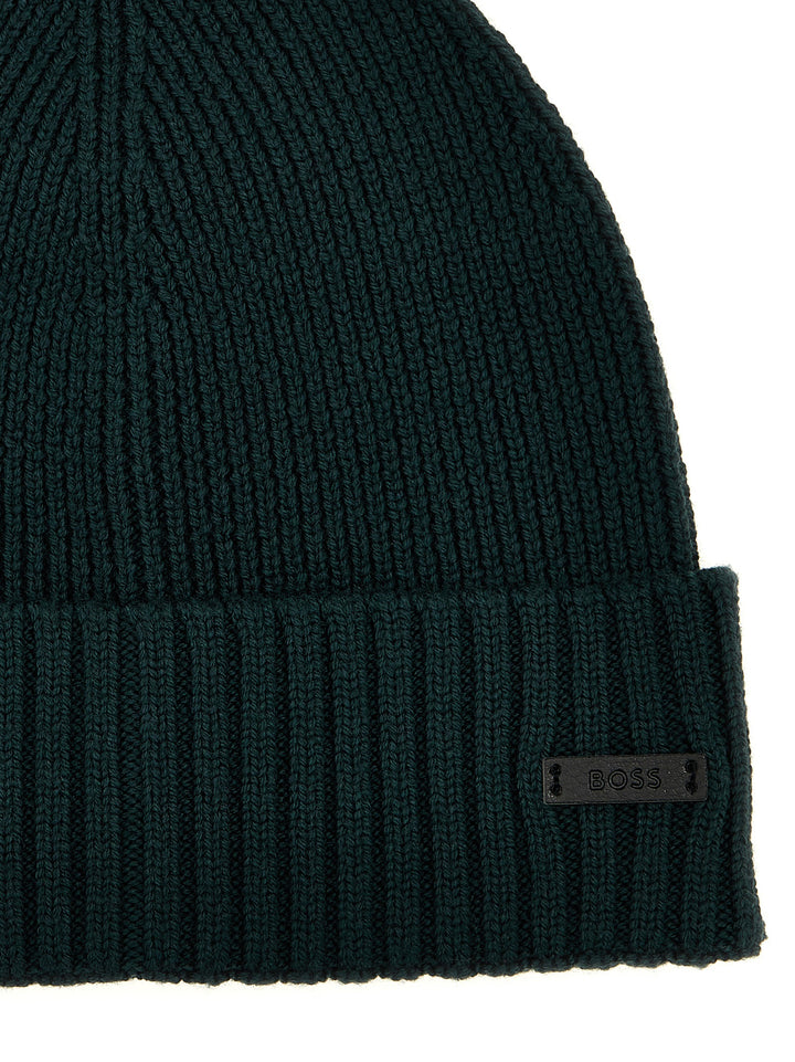 Ribbed Cap Hats Green