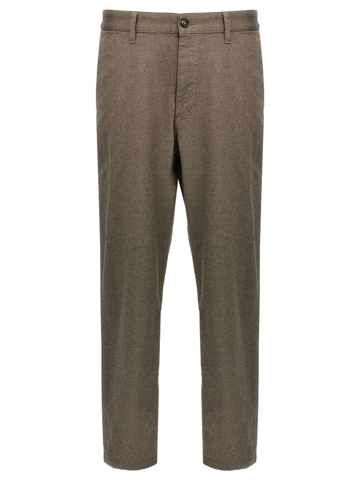 Cotton Trousers Pants Brown