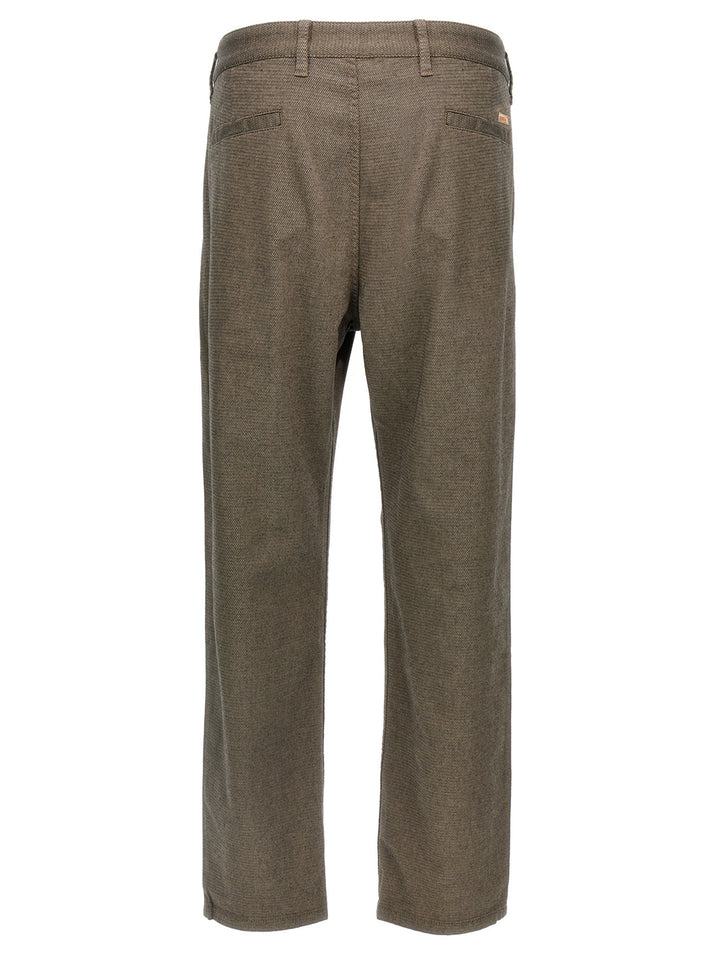 Cotton Trousers Pants Brown