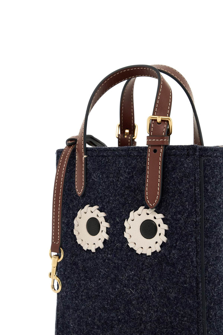 Borsa Tote Mini Eyes In Feltro