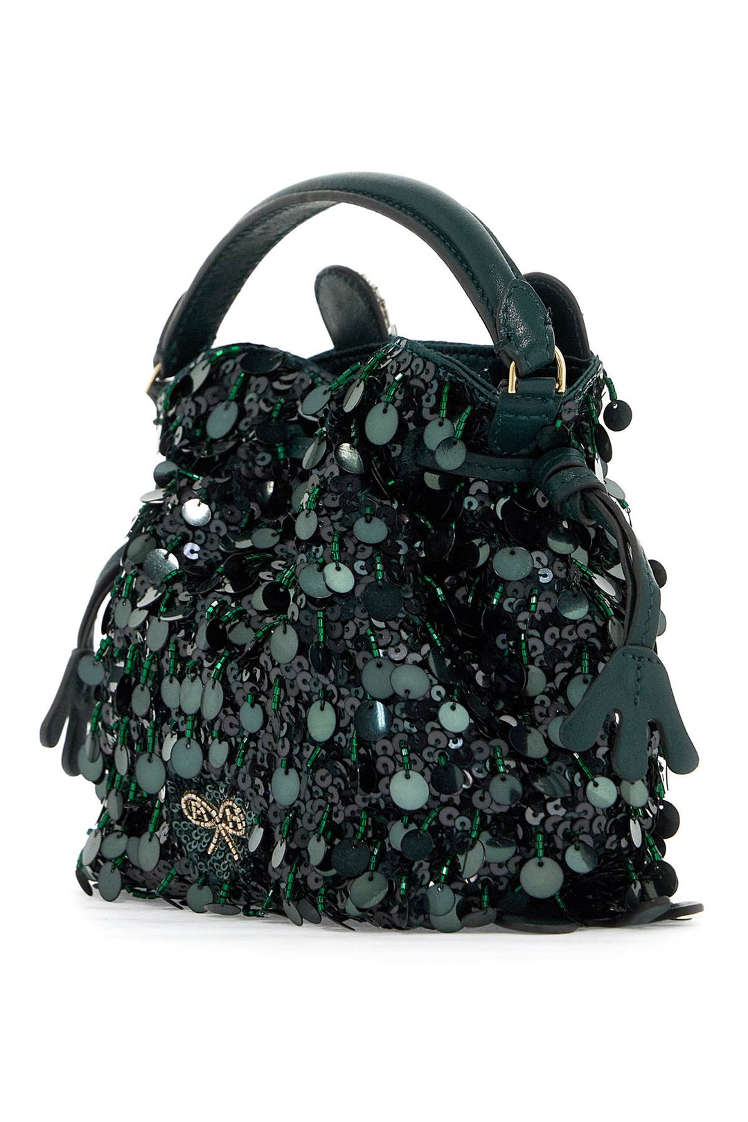 Borsa Mini Frog Con Paillettes