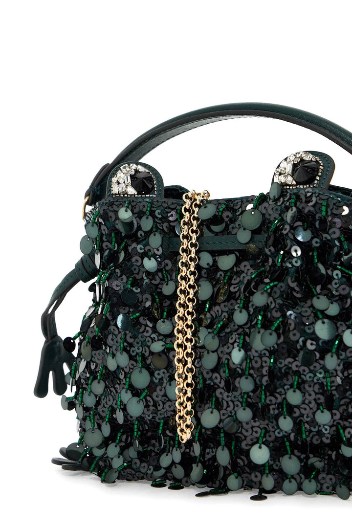 Borsa Mini Frog Con Paillettes