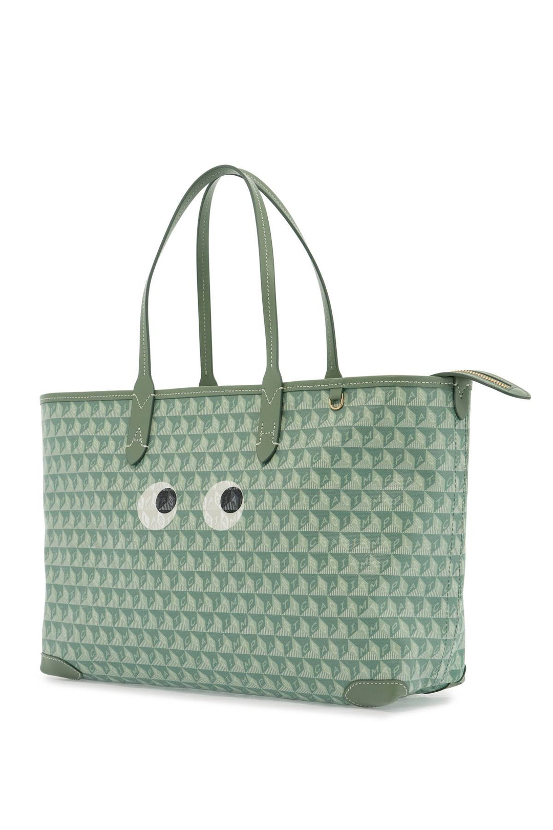 'I Am A Plastic Bag Eyes Zipped Tote Bag