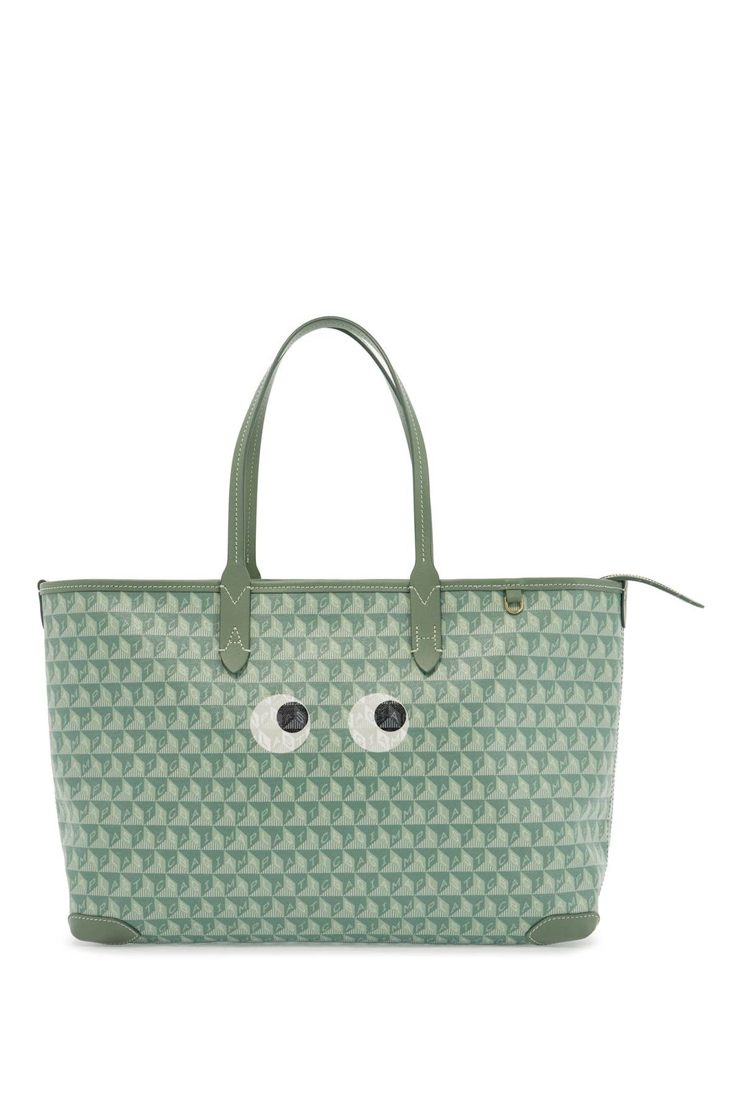 'I Am A Plastic Bag Eyes Zipped Tote Bag