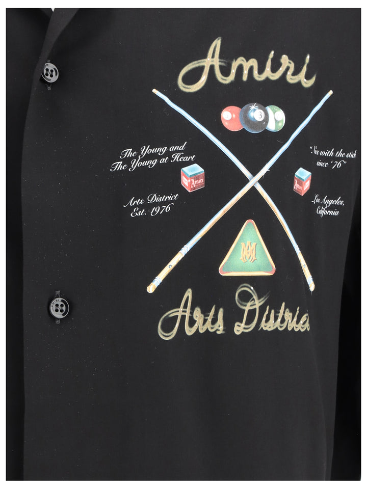 AMIRI POOL CUE BOWLING SHIRT