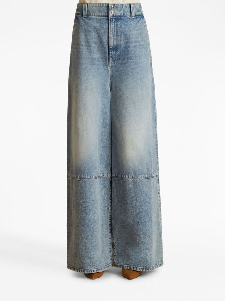 Wide leg jeans