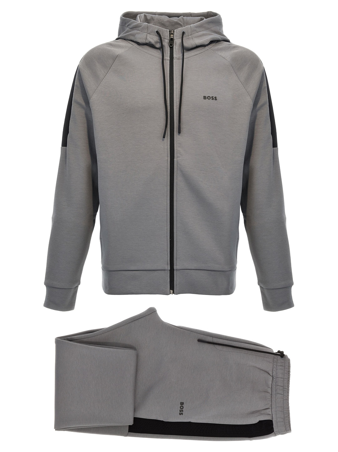 Logo Print Tracksuit Completi Gray