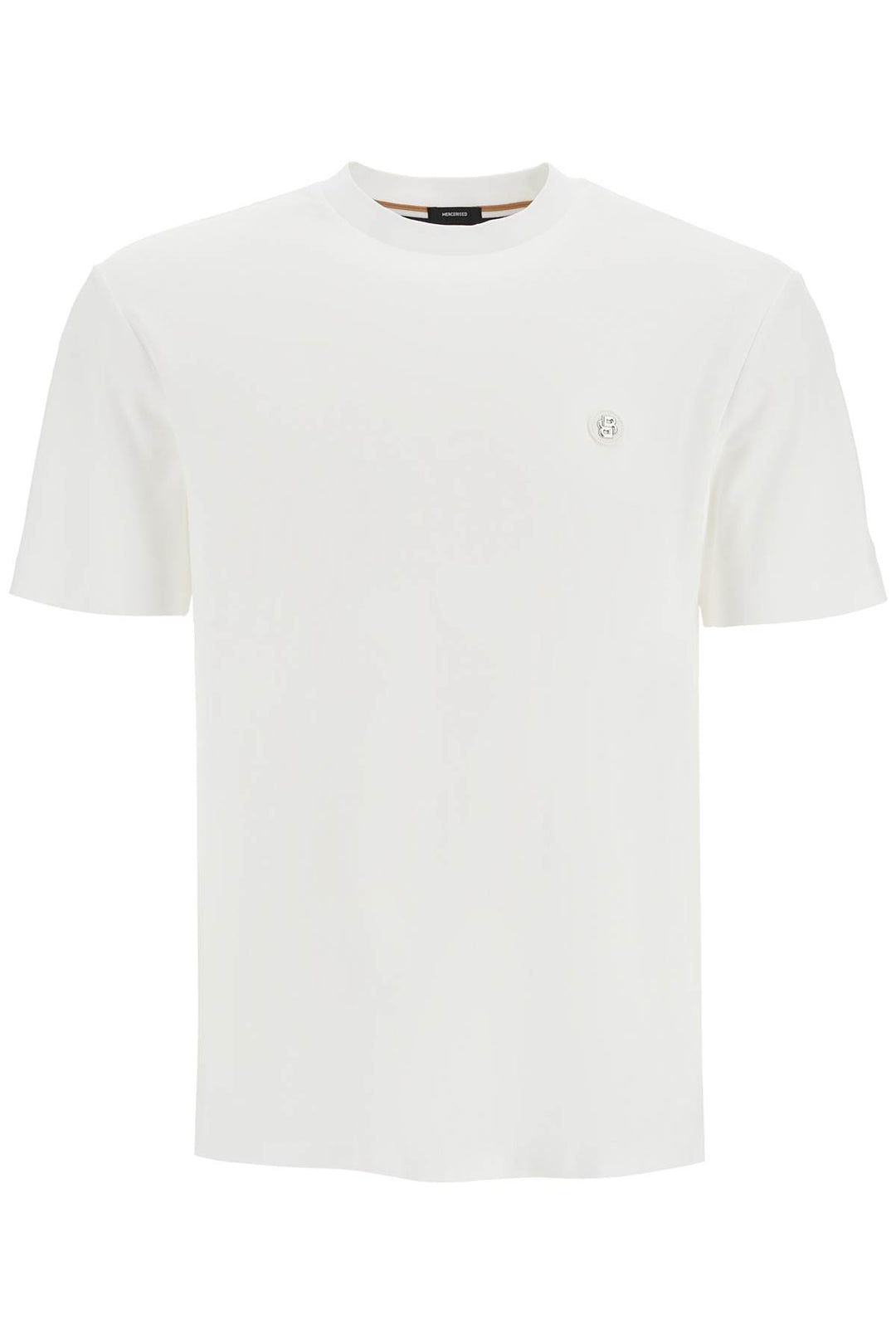 T Shirt With Double Monogram Patch