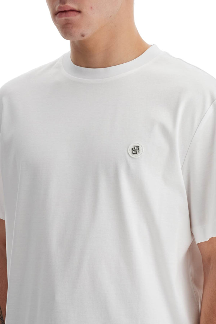 T Shirt With Double Monogram Patch