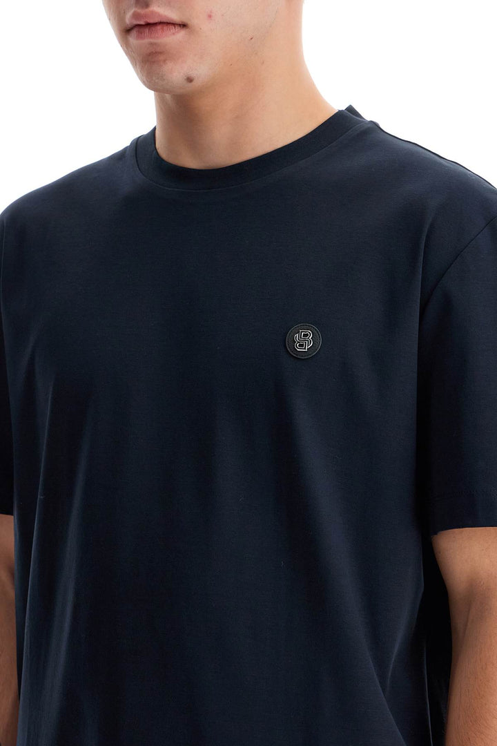 T Shirt With Double Monogram Patch