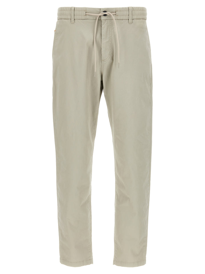 Cotton Trousers Pants Beige