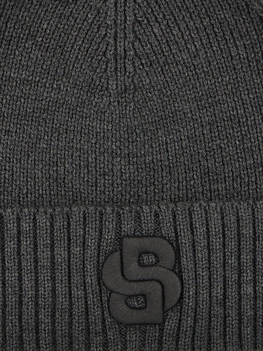 Logo Embroidery Beanie Hats Gray