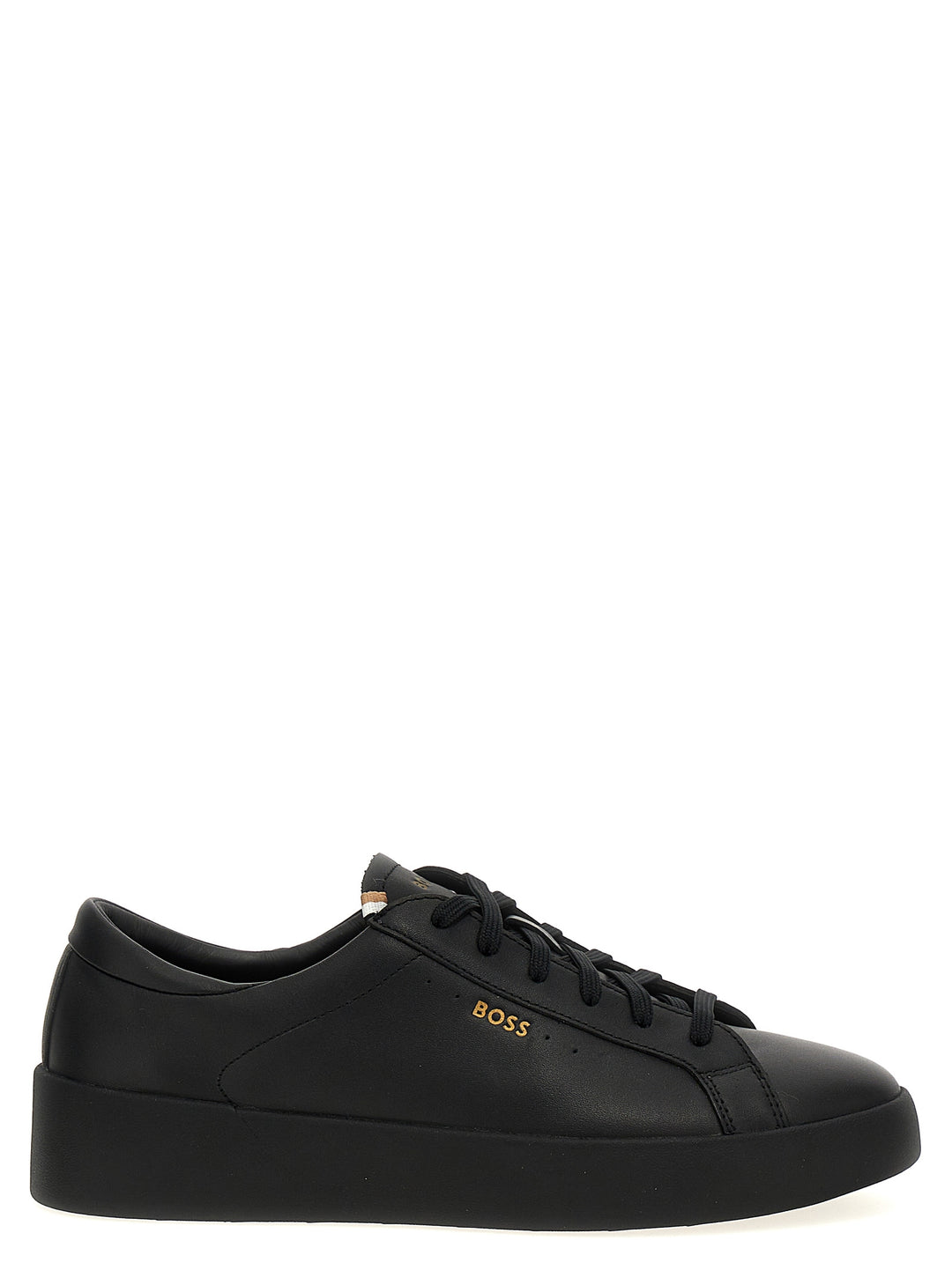 Leather Sneakers Black