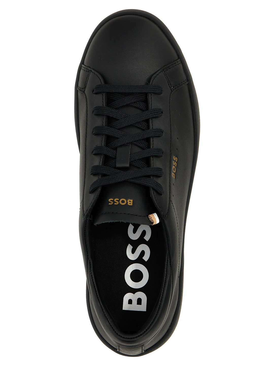 Leather Sneakers Black