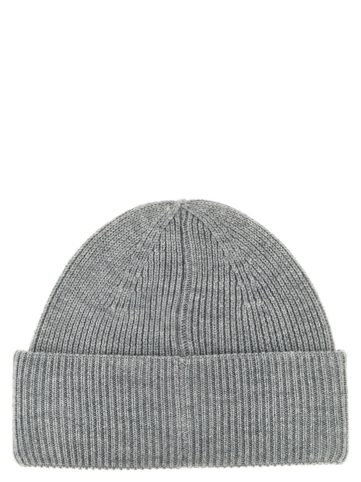 Logo Beanie Hats Gray