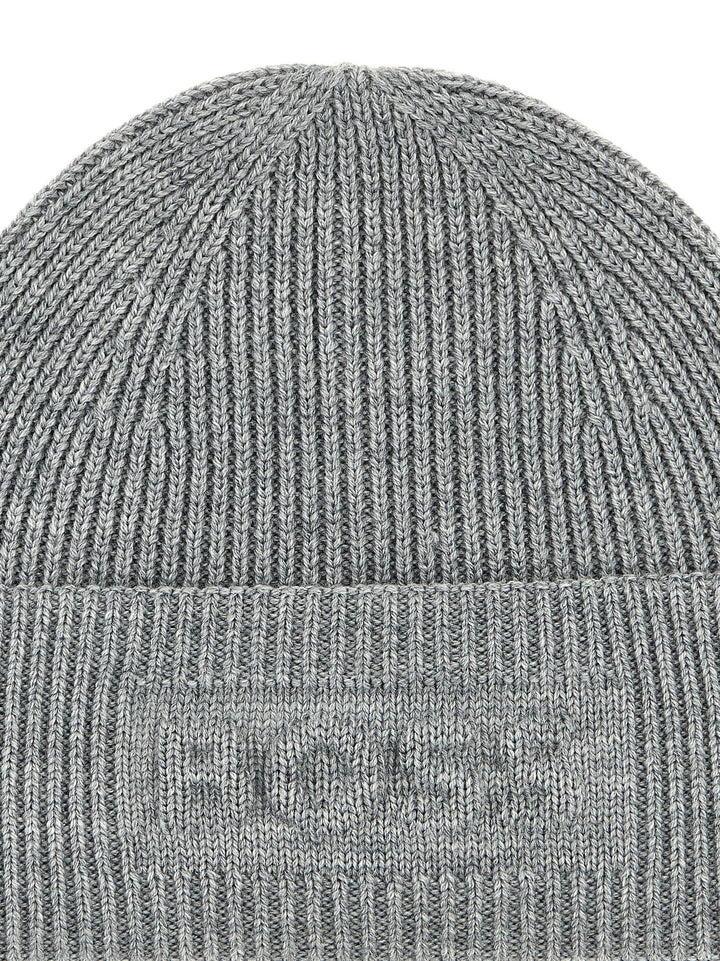 Logo Beanie Hats Gray