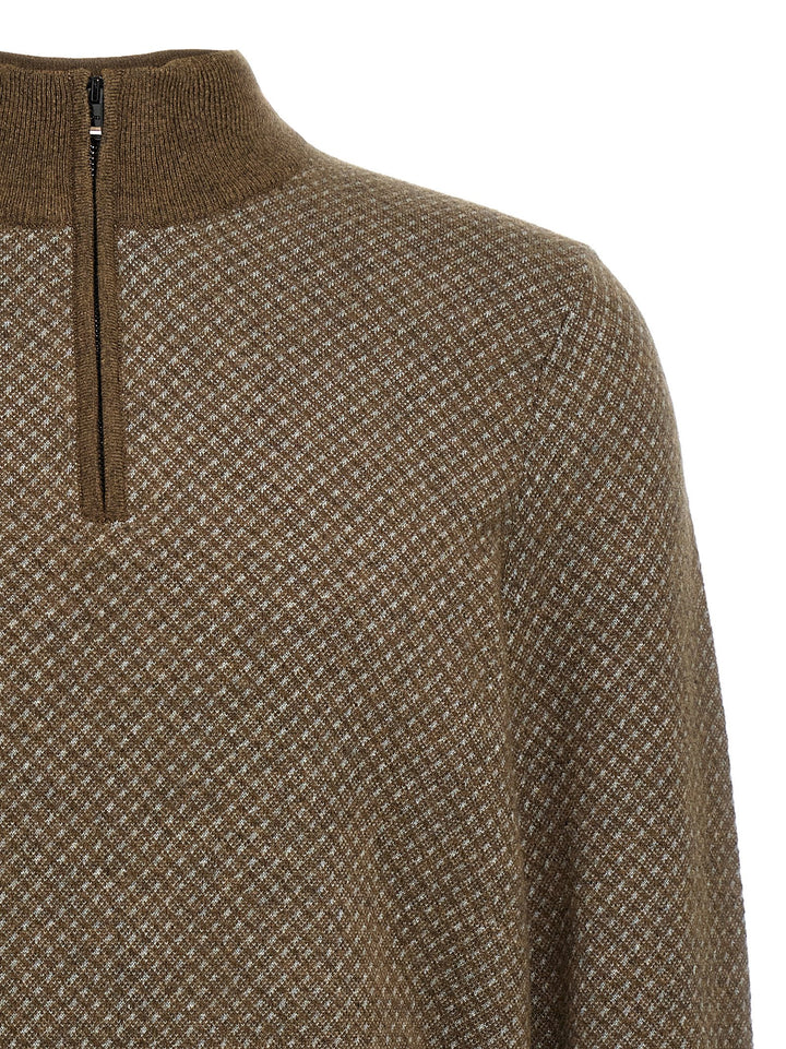 Eltorino Sweater, Cardigans Brown