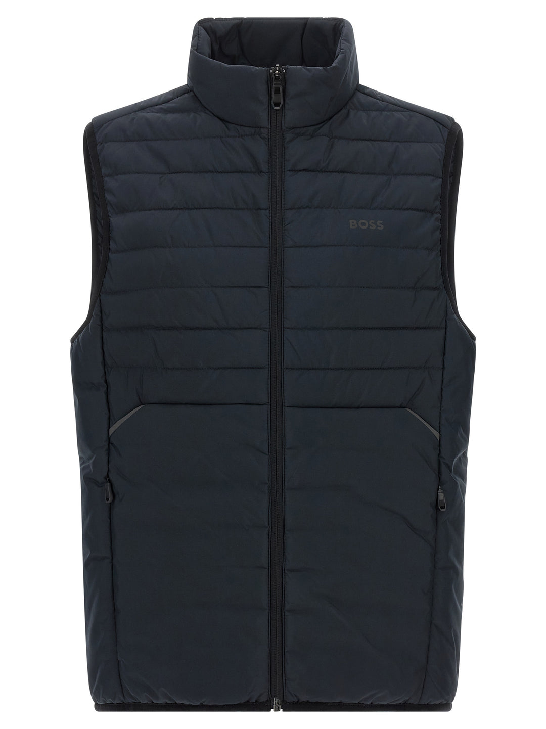 Hugo Boss Padded Vest Gilet - Blue | 650c51de65c6f775f824efe68b23bc530762a198