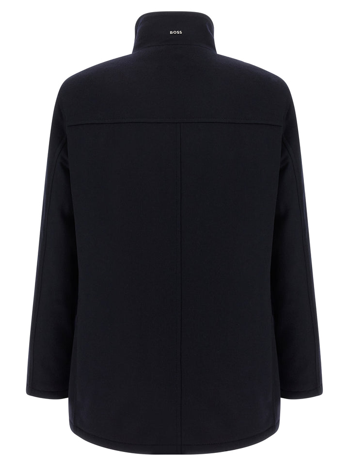 Hugo Boss H-Coxtan-234 Coats and Trench Coats - Blue | 44bc5f99c30b74b560a2700d2a67d74bc6e9dbe4