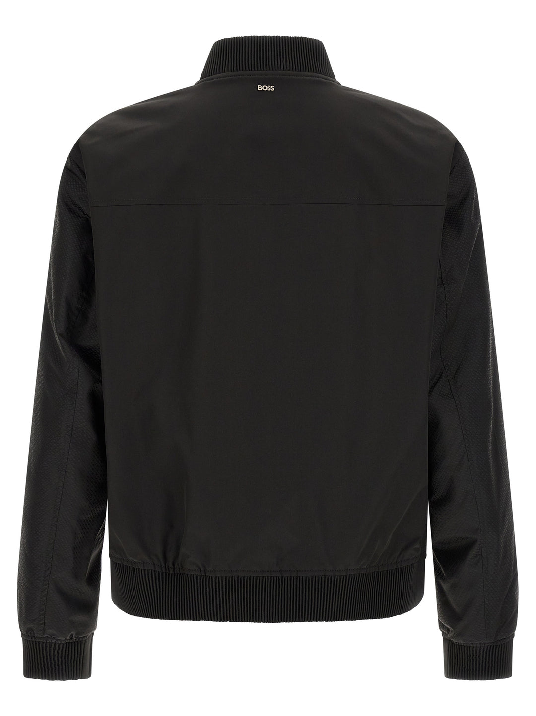 Hugo Boss Monogram Sleeve Bomber Jacket Piumini, Parka, Giacche casual - Black | fc2621da0b83f32ac11dc3e9c89de595ff51807d
