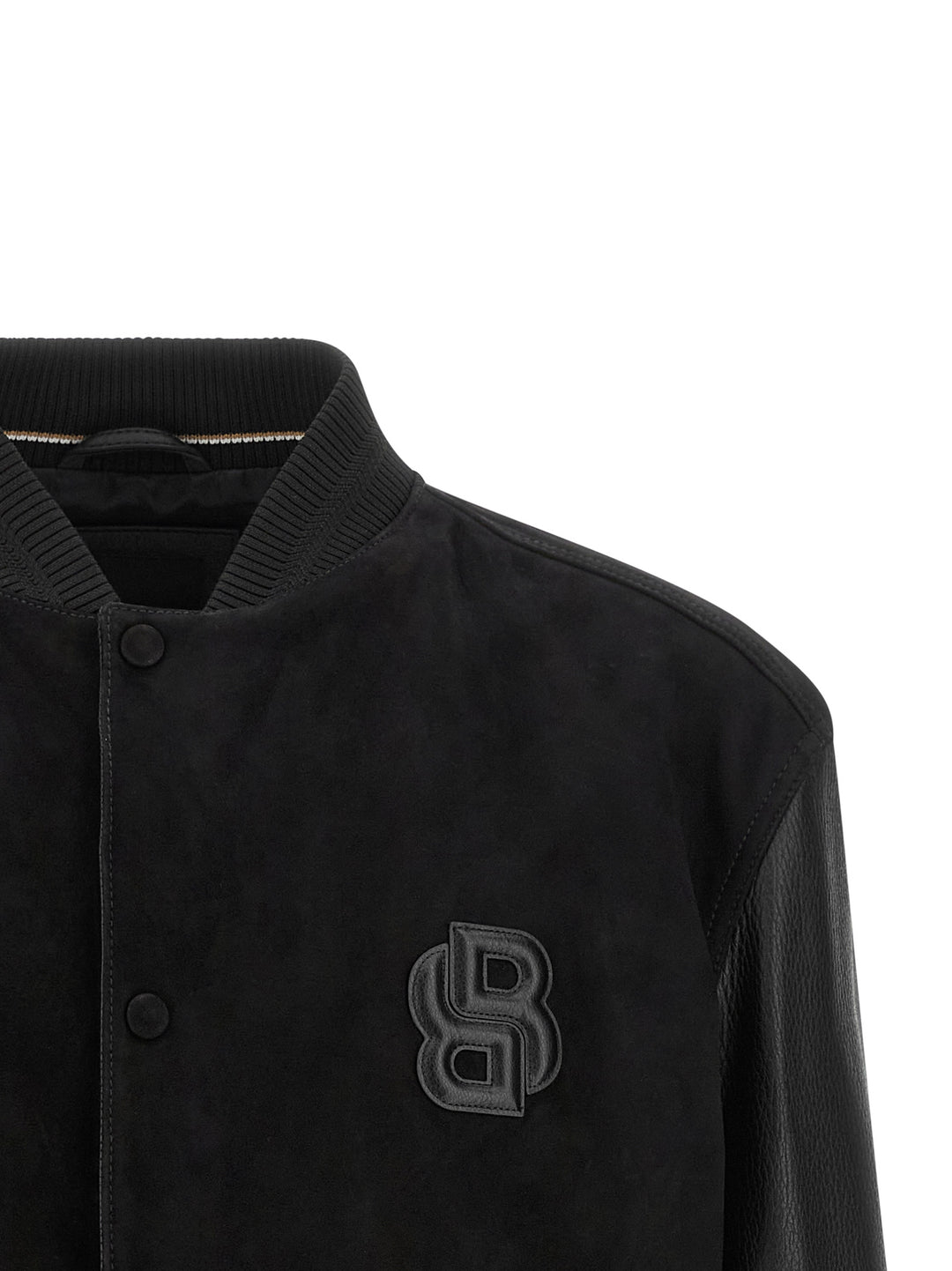Hugo Boss Leather Bomber Jacket Puffer Jackets - Black | d5d215dc505d8c71995b1005682627b3e556f4be