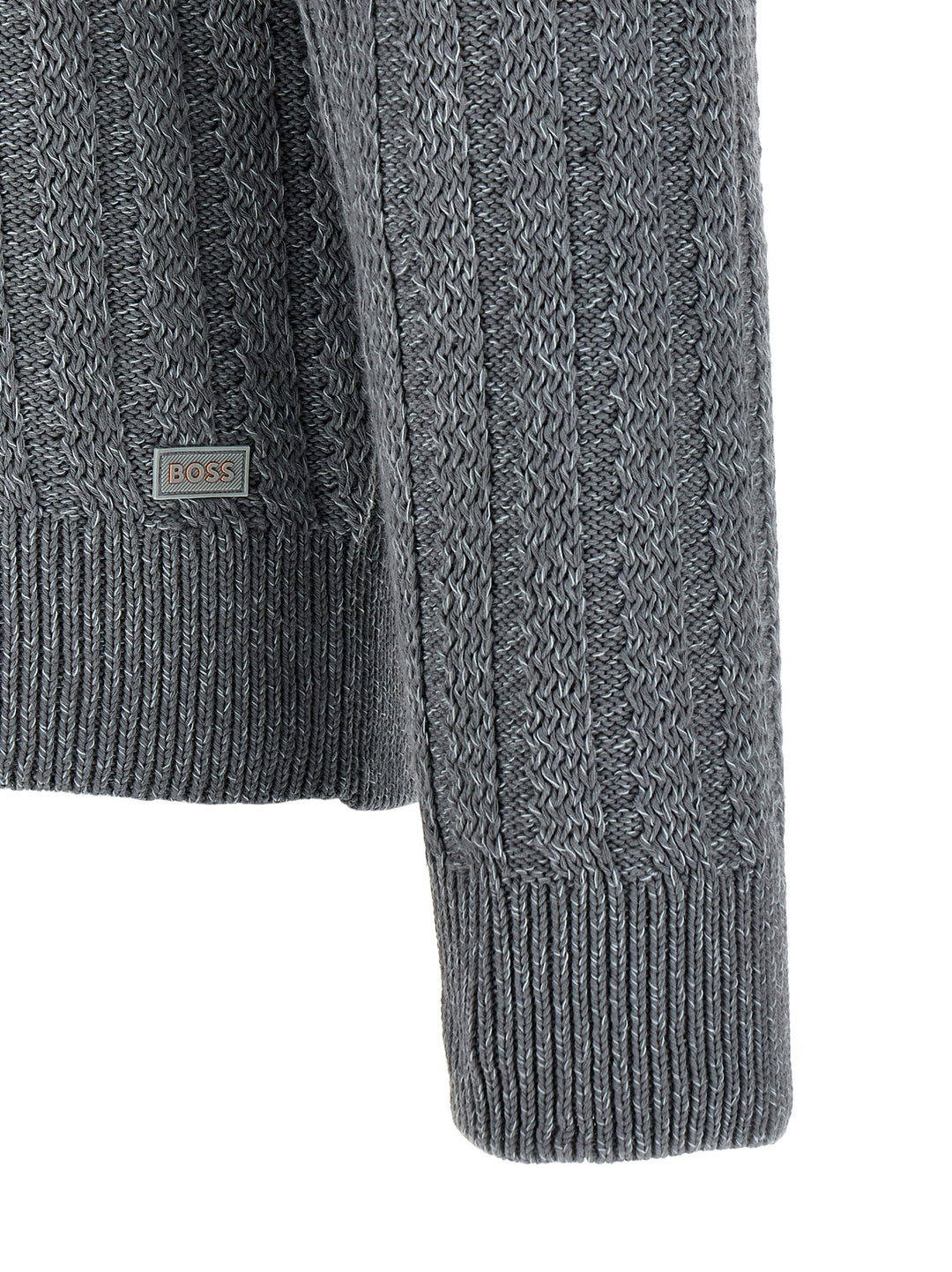 Hugo Boss Cotton Sweater Sweaters and Cardigans - Gray | adac05e9883baf89b57d26e1857a396fff51c218