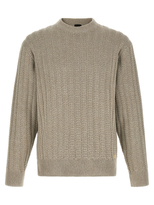 Cotton Sweater Sweaters And Cardigans Beige