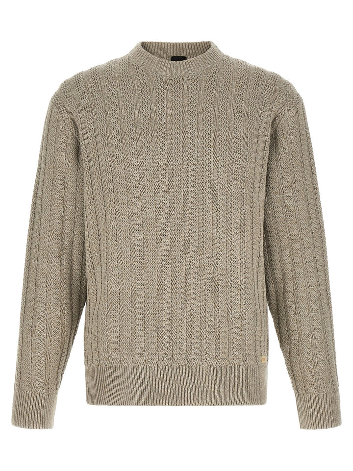 Hugo Boss Cotton Sweater Sweaters and Cardigans - Beige | ce8046328d1bb3938c269837197a51ce9af9f075